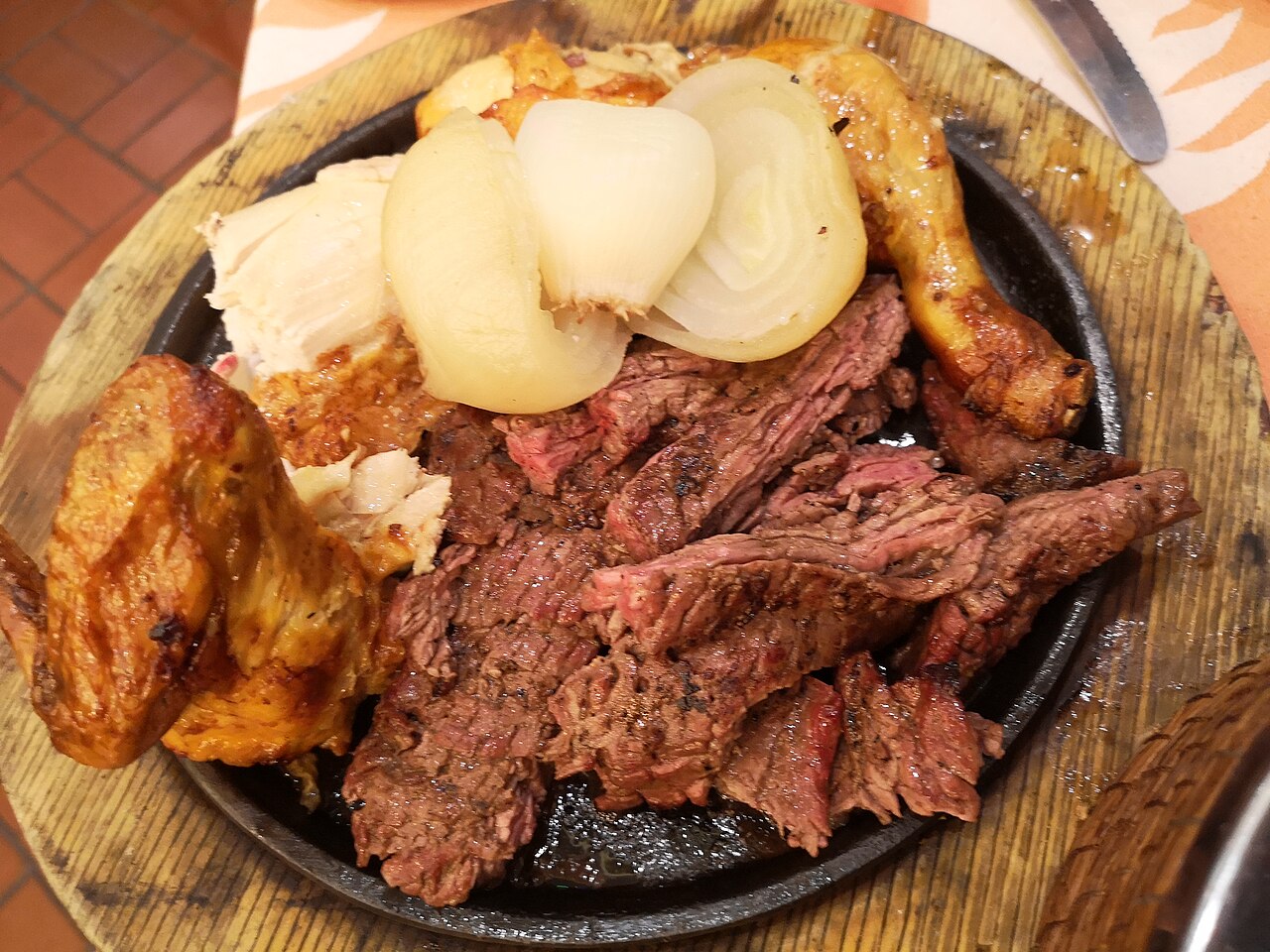 Arrachera Marinada a la Parrilla